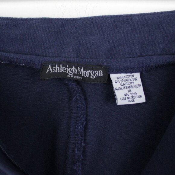 Vintage Footed Blue Stirrup Riding Pants Size 14 - Picture 8 of 8